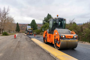 SAN MARTIN DE LOS ANDES: mejoras y repavimentación sobre la ruta provincial 48
