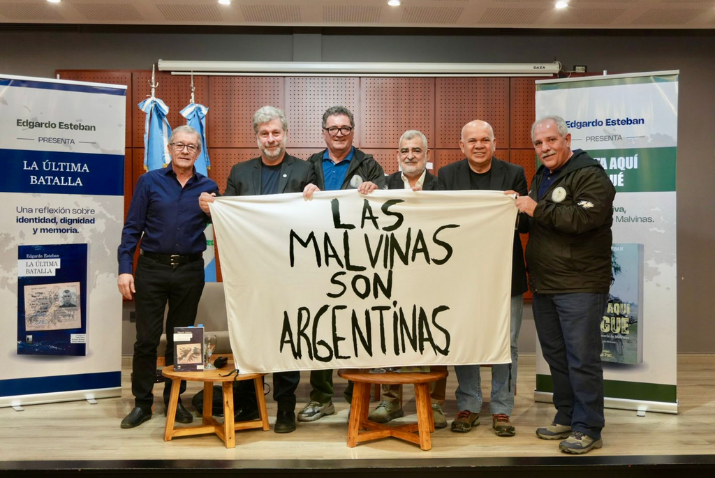 «En cada gesto de rebeldía está presente Malvinas»: Esteban y Leiva llevaron la causa de la soberanía a CALF