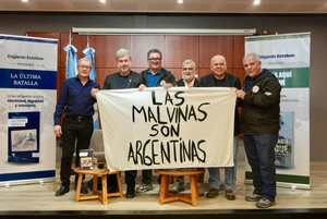 «En cada gesto de rebeldía está presente Malvinas»: Esteban y Leiva llevaron la causa de la soberanía a CALF