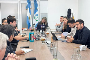 Rincón de los Sauces: avanzan obras eléctricas y el recambio de luminarias LED.
