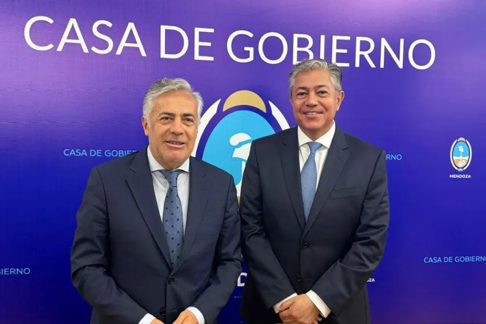 Figueroa y Cornejo articulan una agenda de cooperación entre Neuquén y Mendoza.