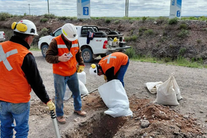 Realizan estudios para el proyecto de intercambiador en rotonda de ruta 7.